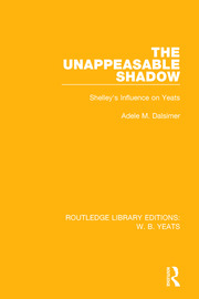 The Unappeasable Shadow: Shelley's Influence on Yeats book cover