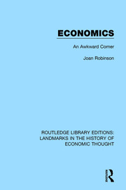 Economics: An Awkward Corner book cover