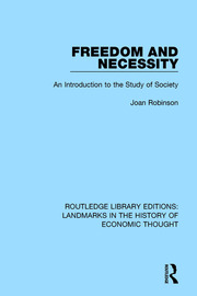Freedom and Necessity: An Introduction to the Study of Society book cover