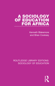 A Sociology of Education for Africa book cover