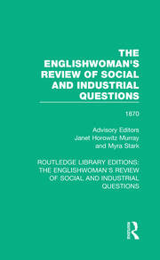The Englishwoman's Review of Social and Industrial Questions: 1870 book cover