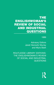 The Englishwoman's Review of Social and Industrial Questions: 1886 book cover