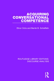 Acquiring conversational competence book cover