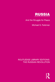 Russia: And the Struggle for Peace book cover