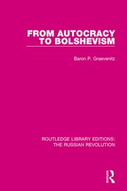 From Autocracy to Bolshevism book cover