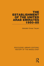 The Establishment of the United Arab Emirates 1950-85 book cover