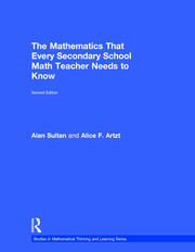 The Mathematics That Every Secondary School Math Teacher Needs to Know book cover