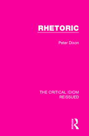 Rhetoric book cover