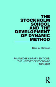 The Stockholm School and the Development of Dynamic Method book cover