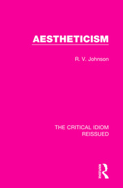 Aestheticism book cover