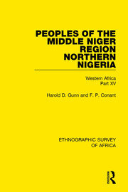 Peoples of the Middle Niger Region Northern Nigeria: Western Africa Part XV book cover