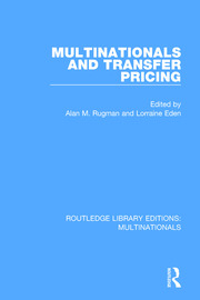 Multinationals and Transfer Pricing book cover