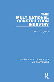 The Multinational Construction Industry book cover