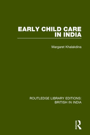 Early Child Care in India book cover