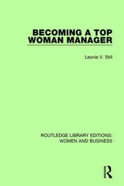 Becoming a Top Woman Manager book cover