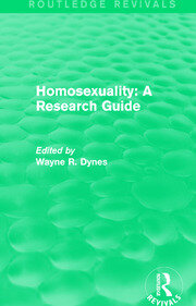 Routledge Revivals: Homosexuality: A Research Guide (1987) book cover