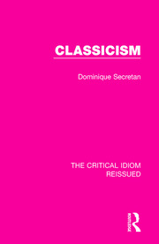 Classicism book cover