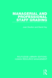 Managerial and Professional Staff Grading book cover