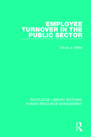 Employee Turnover in the Public Sector book cover