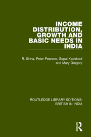 Income Distribution, Growth and Basic Needs in India book cover
