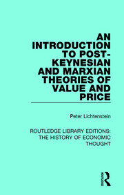 An Introduction to Post-Keynesian and Marxian Theories of Value and Price book cover