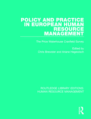 Policy and Practice in European Human Resource Management: The Price Waterhouse Cranfield Survey book cover