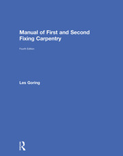 Manual of First and Second Fixing Carpentry book cover