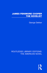 James Fenimore Cooper the Novelist book cover