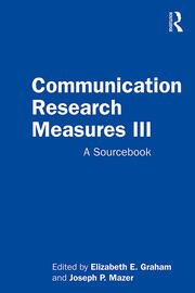Communication Research Measures III: A Sourcebook book cover