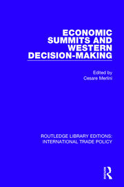 Economic Summits and Western Decision-Making book cover