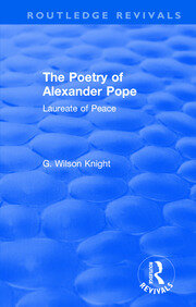 Routledge Revivals: The Poetry of Alexander Pope (1955): Laureate of Peace book cover