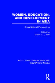 Women, Education and Development in Asia: Cross-National Perspectives book cover