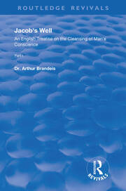 Jacob's Well: An English Treatise on the Cleansing of Man's Conscience book cover