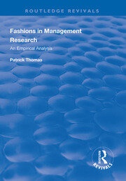 Fashions in Management Research: An Empirical Analysis book cover