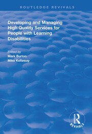 Developing and Managing High Quality Services for People with Learning Disabilities book cover