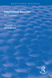 Information Sources for Teachers book cover
