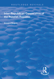 Inter-Republican Co-operation of the Russian Republic book cover