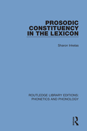Prosodic Constituency in the Lexicon book cover