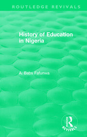 History of Education in Nigeria book cover