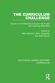 The Curriculum Challenge: Access to the National Curriculum for Pupils with Learning Difficulties book cover