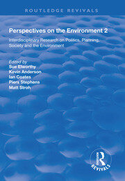 Perspectives on the Environment (Volume 2): Interdisciplinary Research Network on Environment and Society book cover