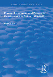 Foreign Investment and Economic Development in China: 1979-1996 book cover