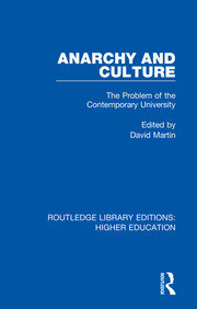 Anarchy and Culture: The Problem of the Contemporary University book cover