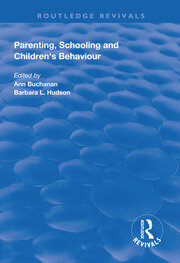 Parenting, Schooling and Children's Behaviour book cover