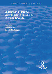 Locality and Identity: Environmental Issues in Law and Society book cover