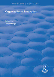 Organizational Innovation book cover