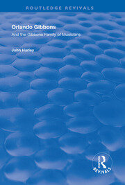 Orlando Gibbons and the Gibbons Family of Musicians book cover