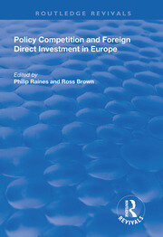 Policy Competition and Foreign Direct Investment in Europe book cover