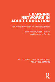 Learning Networks in Adult Education: Non-formal Education on a Housing Estate book cover