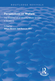 Perspectives on Welfare: Experience of Minority Ethnic Groups in Scotland book cover